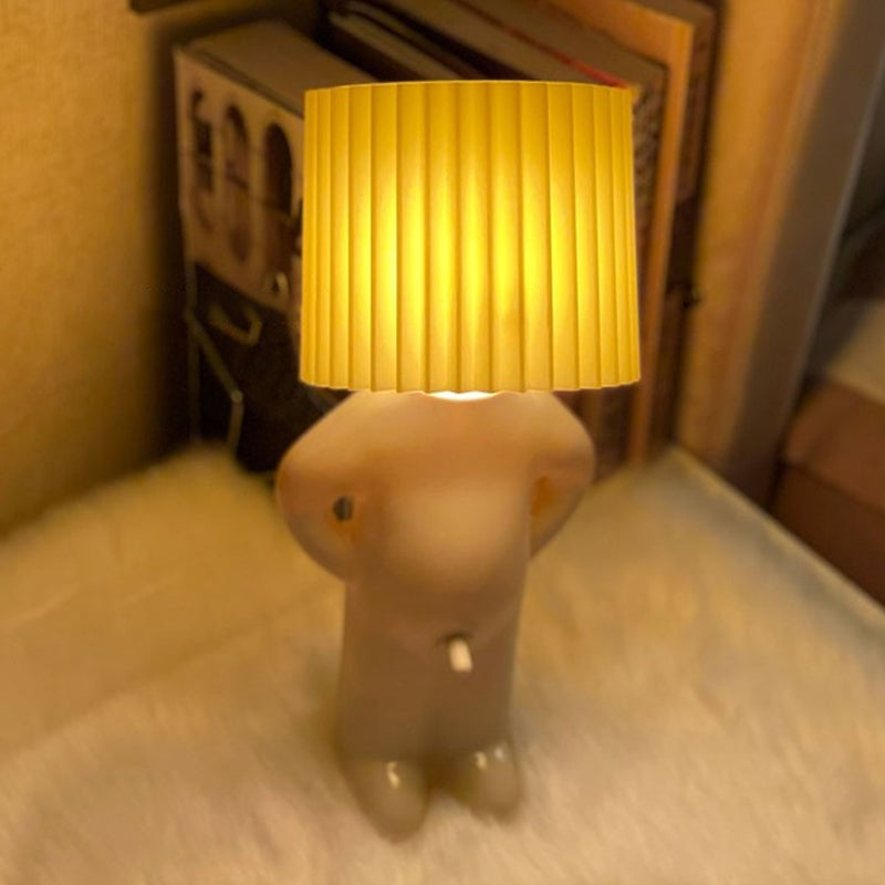 Frecher männlicher Schalter-Tischlampe