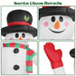 Frendorf | 2,4 m Weihnachts Inflatable Riesen Schneemann Aufblasen mit LED-Lichtern Hut Schal