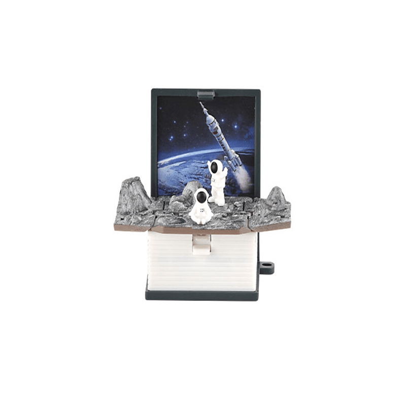 Frendorf | Pop Up 3D Mini Dinosaurier & Astronauten Schlüsselanhänger