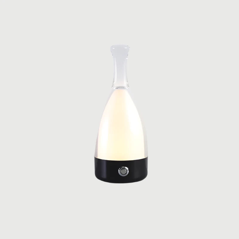 Frendorf | GlowVino Wiederaufladbares dekoratives Nachtlicht | Weinflaschen-Design | Stimmungsvolle LED-Beleuchtung | Kabellos