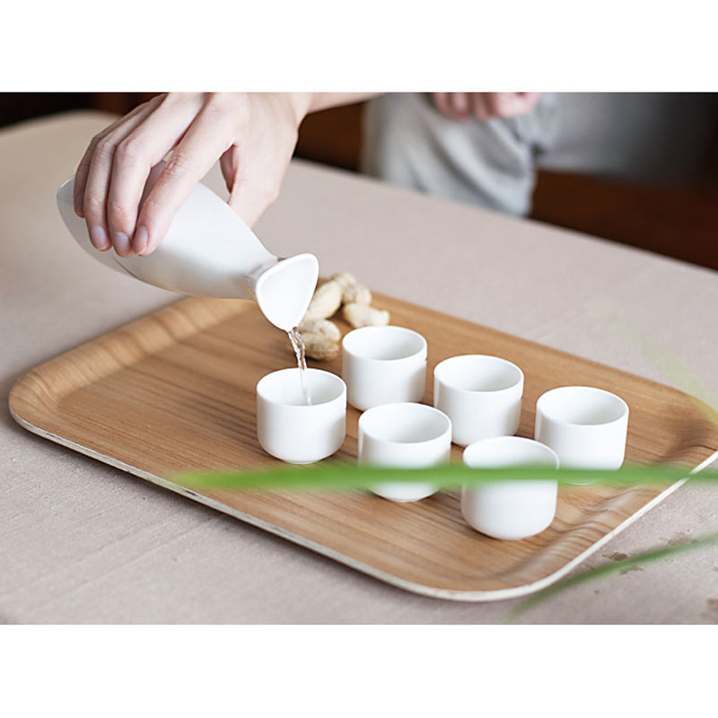 7 Stück Keramik Japanisches Sake Kanne Becher Set Haus Küche Flasche Spirituosen Becher Trinkgeschirr Spirituosen Flachmänner Sake Weißwein Topf Geschenke