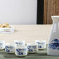 7 Stück Keramik Japanisches Sake Kanne Becher Set Haus Küche Flasche Spirituosen Becher Trinkgeschirr Spirituosen Flachmänner Sake Weißwein Topf Geschenke