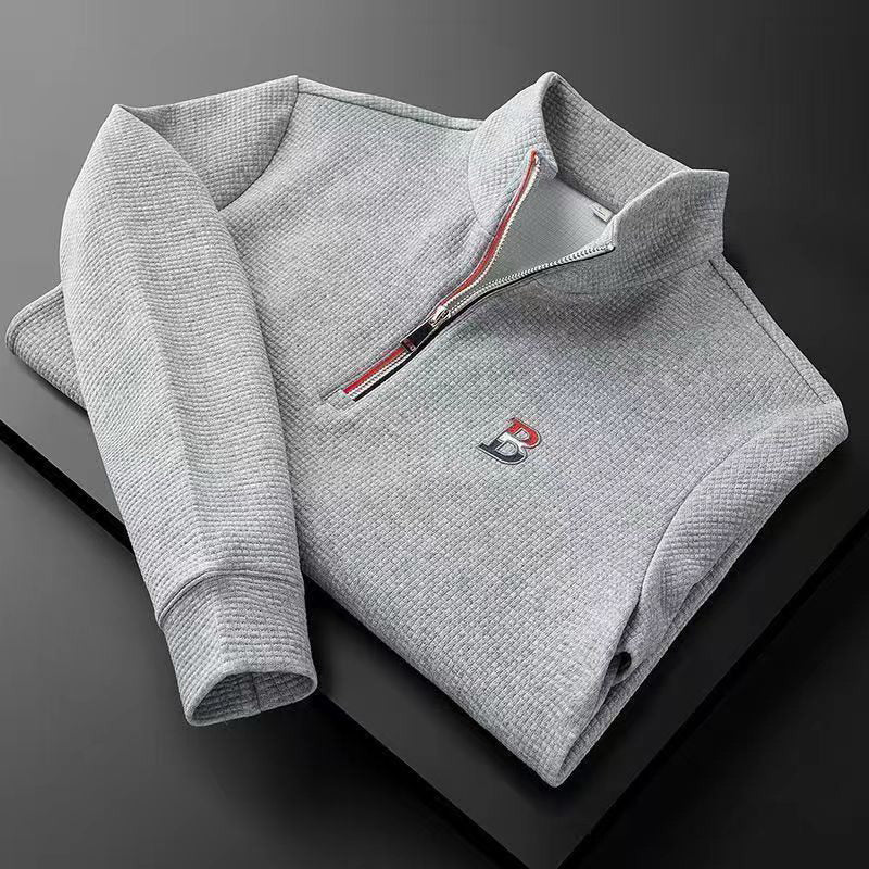 Frendorf | Herrenpullover mit reißverschluss und warmem rollkragen