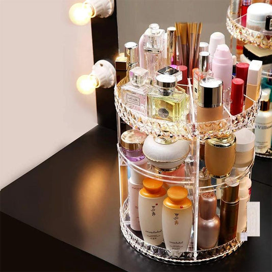Frendorf | 360° drehbare Kristall-Kosmetik-Storage-Box
