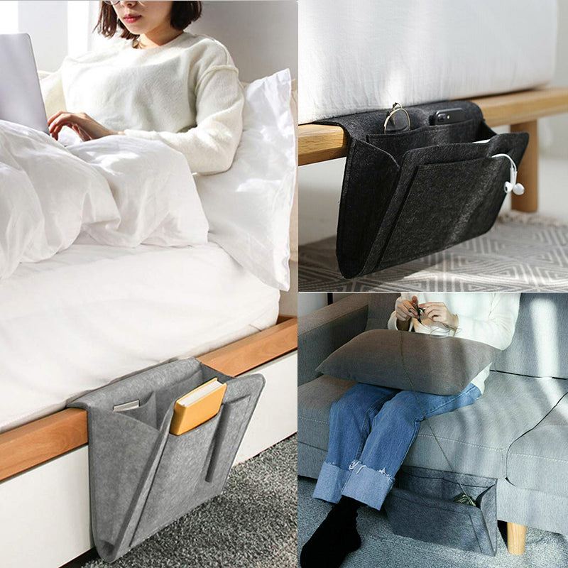 Aufbewahrungstasche aus Filz für Sofa und Bettrand