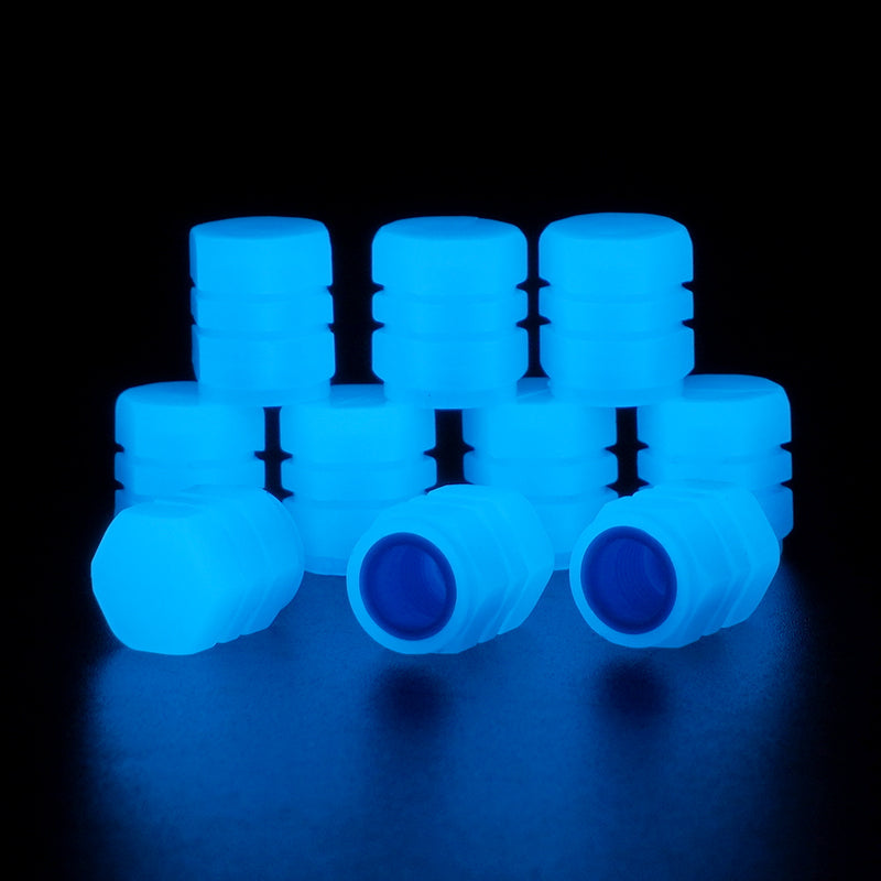 FLOURESCENT CAR TIRE VALVE CAPS