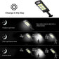 200W Außen-Solar-LED-Lampe mit Fernbedienung, Bewegungs- und Dämmerungssensor
