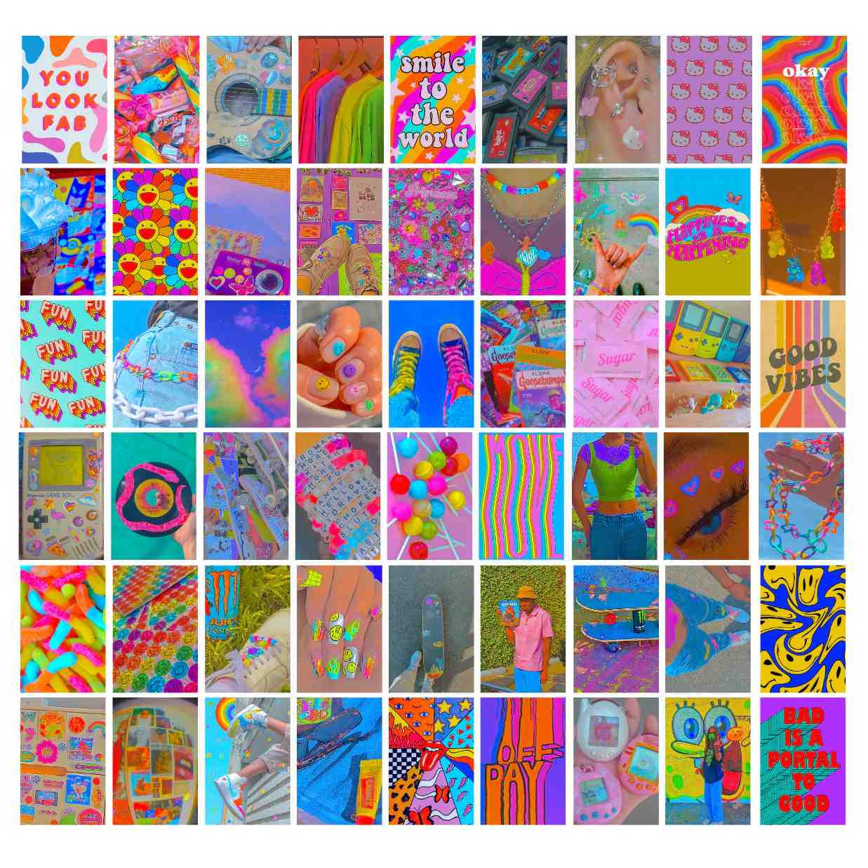 Indie Ästhetik Collage Kit