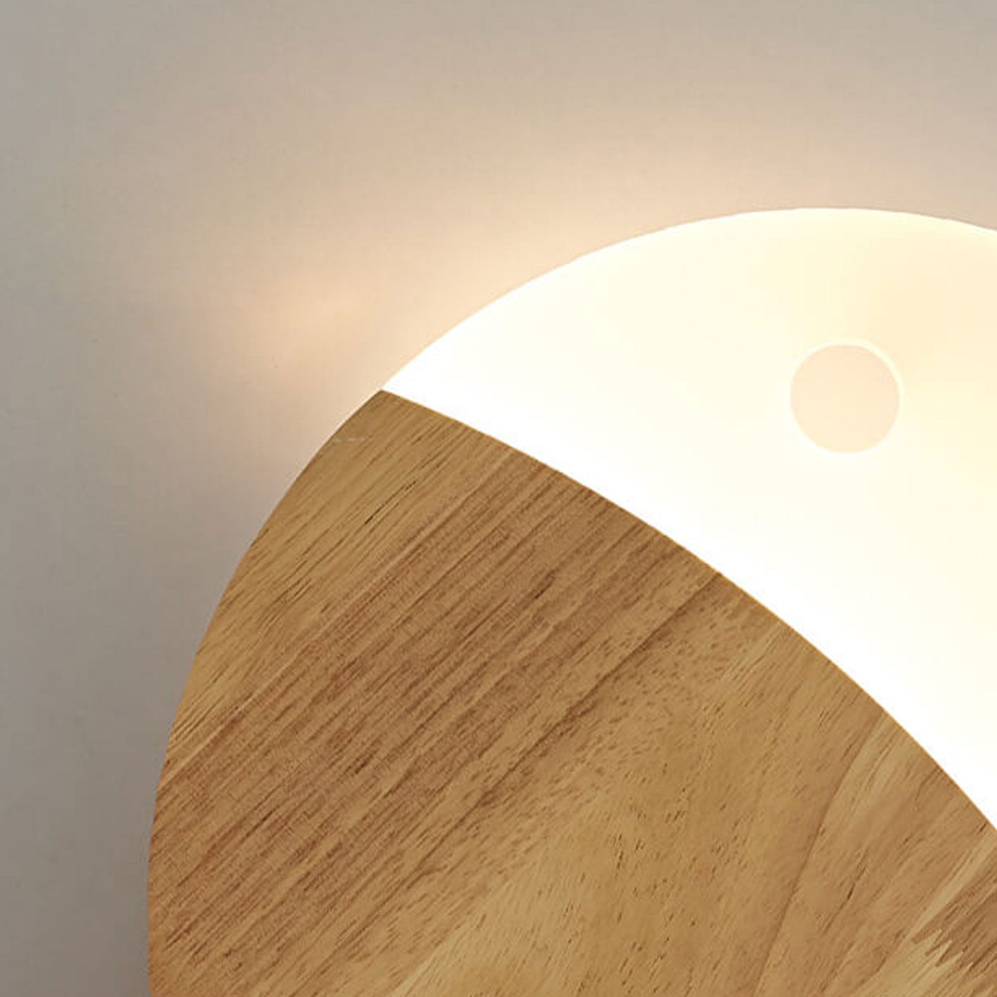 Frendorf | Fynnora Nordic Wandlampe | Eiche & Acryl | Minimalistisches Fisch-Design | LED Beleuchtung