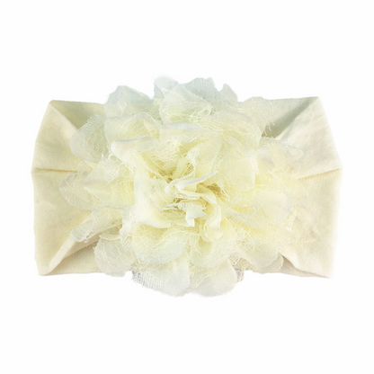 Frendorf | Baby Haarband mit Blume – Weiches Stirnband für Neugeborene & Kleinkinder