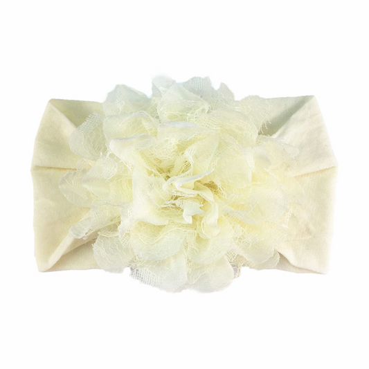 Frendorf | Baby Haarband mit Blume – Weiches Stirnband für Neugeborene & Kleinkinder