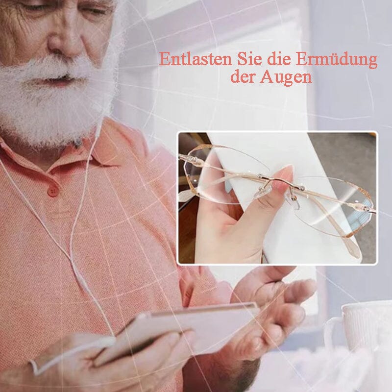 Frendorf | Modische randlose Anti-Blaulicht Lesebrille