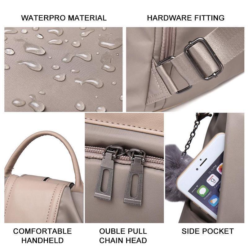 Frendorf | Wasserdichte Nylon Anti-Diebstahl Rucksack