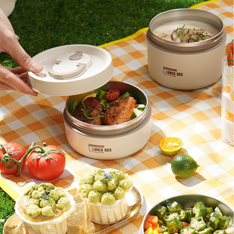 Edelstahl tragbare isolierte Lunchbox