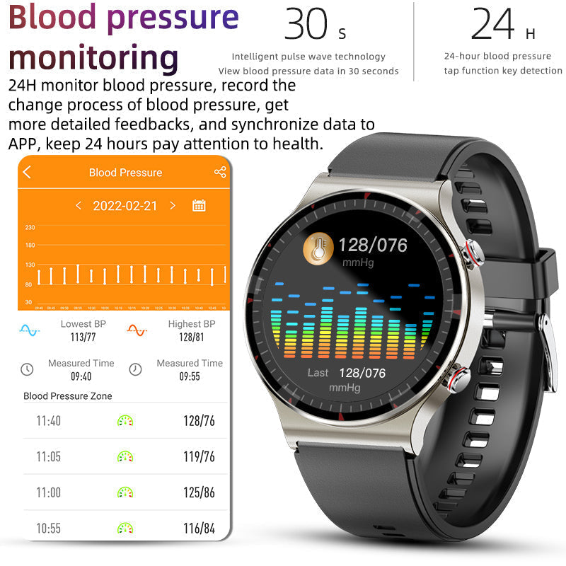 Frendorf |  CFDA EKG Blutsauerstoff Herzfrequenz Gesundheitsüberwachung Smart Watch