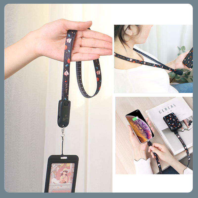 Frendorf | 3-in-1 Multifunktions-Datenkabel Lanyard