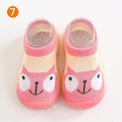 Frendorf | BabyFeet Niedliche Tiere - Rutschfeste Baby Schuh-Socken