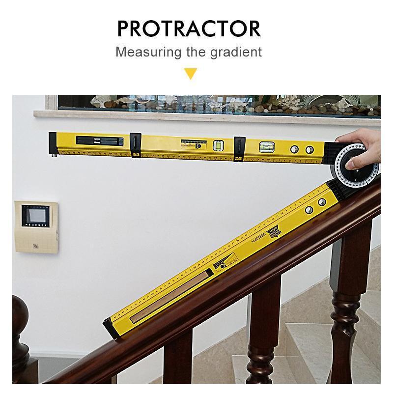 Frendorf | 3-in-1 Aluminiumlegierungs Wasserwaage Kompass Protractor