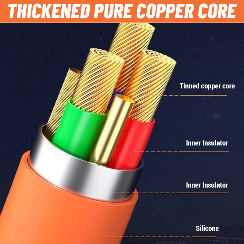 Frendorf | 120w Super Fast Charging 3-In-1 Datenkabel