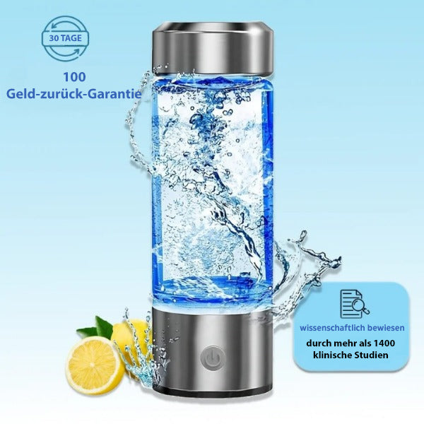 Wasserstoff-Wasserflasche