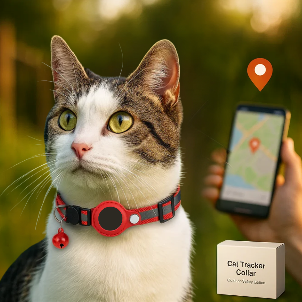Frendorf | Katzen GPS Tracker Halsband | Schnellverschluss, reflektierendes Design & strapazierfähig für Outdoor-Sicherheitsabenteuer