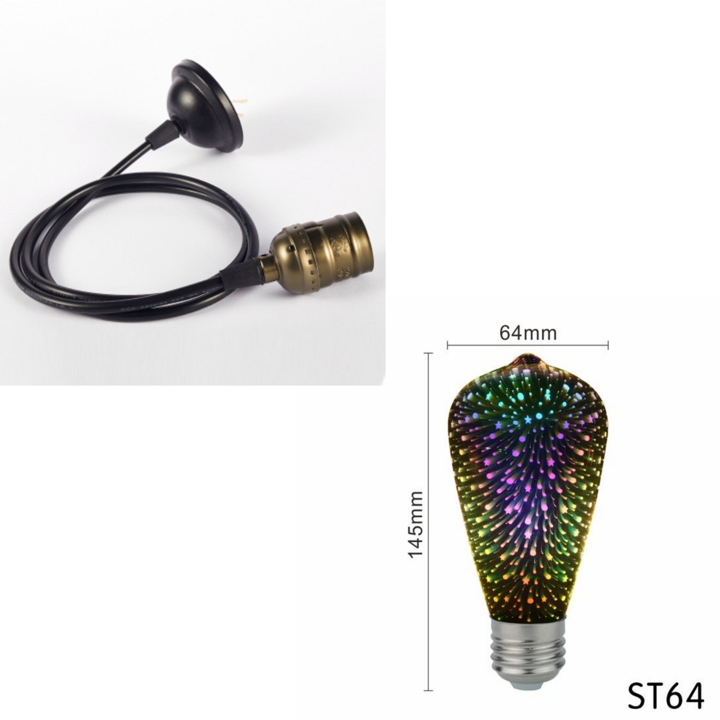 3D LED Feuerwerksbirne