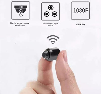 Frendorf | Kleine WiFi-Sicherheitskamera Nachtsicht Überwachung Nanny Cam