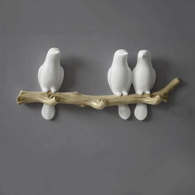 Frendorf | BirdSong – Melodische Vogel Wandhaken | Platzsparend | Dekorative Aufbewahrung | Wanddeko