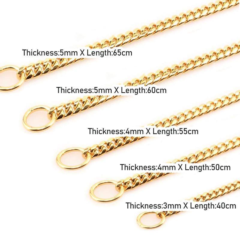 Frendorf | Hundetrainingshalsbänder Snake P Kettenstrang aus Metall