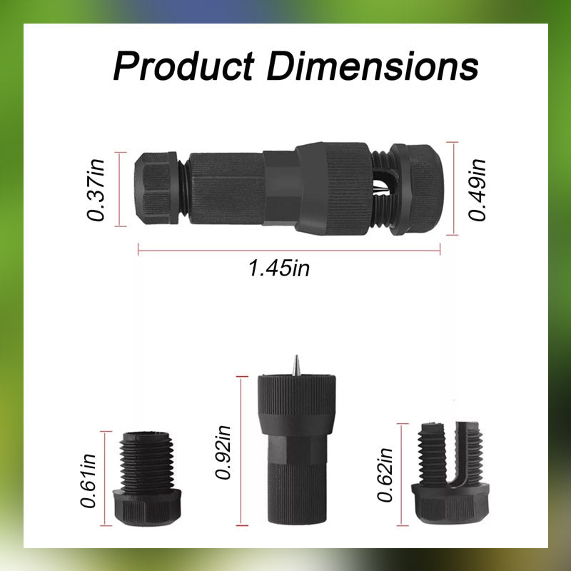 Frendorf | Piercing-Terminal für einfache Drahtverbindungen – Nickelbeschichteter Messingkontakt