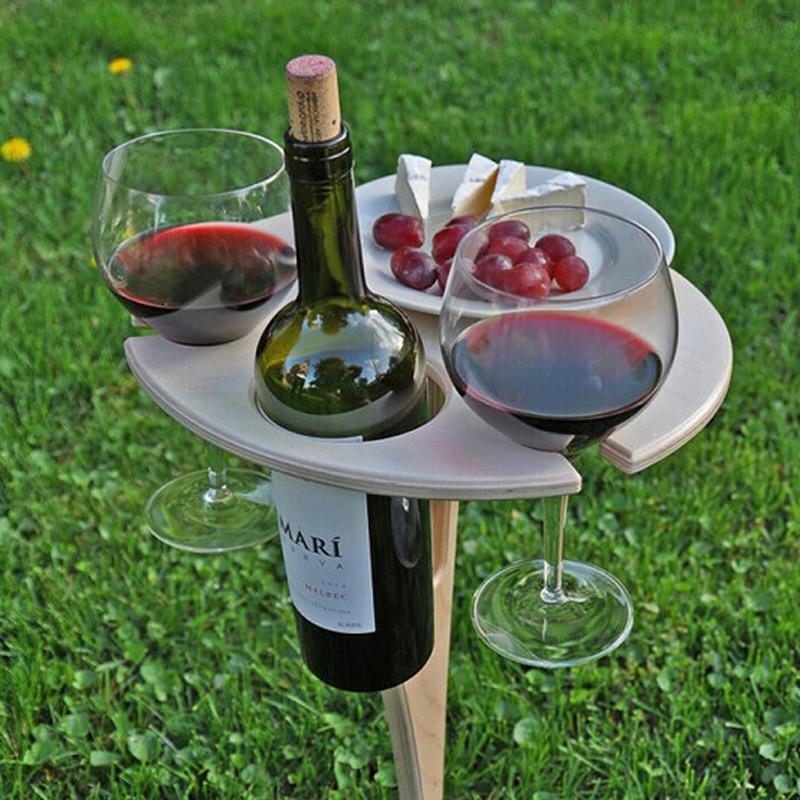 Outdoor tragbarer DIY Klapptisch für Wein