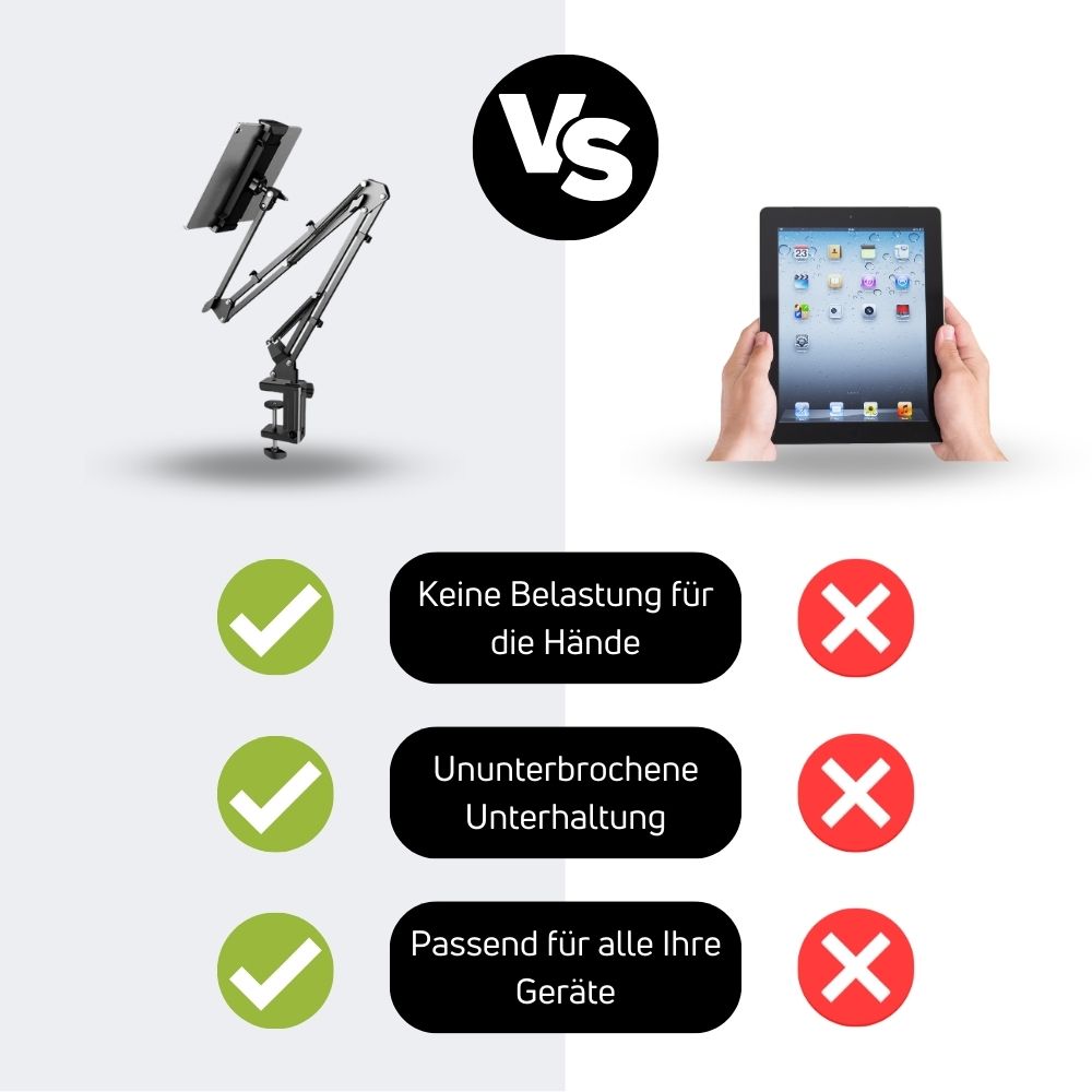 Frendorf | Benutze dein Tablet oder Telefon ohne müde Arme