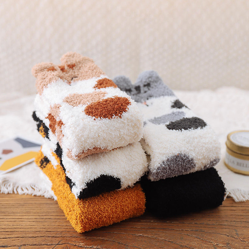 Frendorf | Warme, weiche Socken mit Katzenpfoten