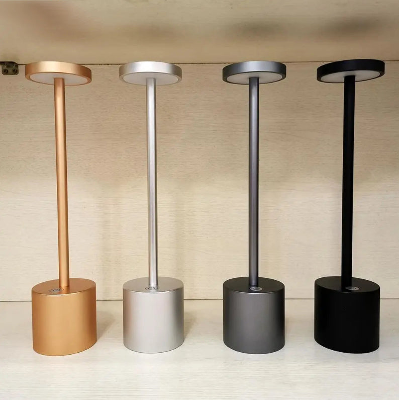 Frendorf | LumaLite Wiederaufladbare LED-Tischlampe | Kabellos | Dimmbar | Modernes Design für Restaurants und Zuhause