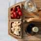 Frendorf | Tragbarer Holz Picknick Wein Tisch