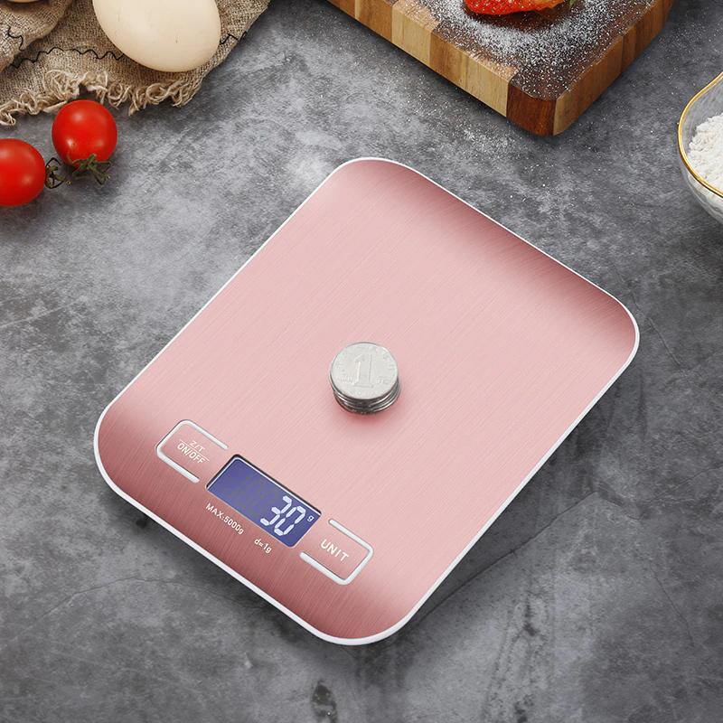 Frendorf | WeighMate Digitale Küchenwaage mit LED Display | Tragbar | Präzise Messungen | Für Backen, Kochen und Diäten