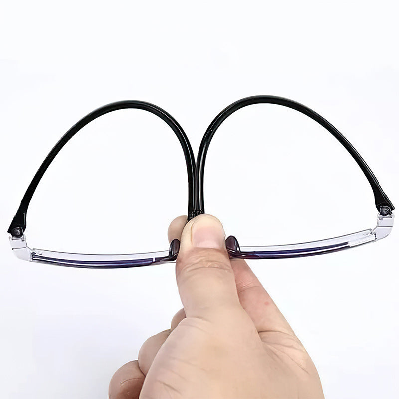 Frendorf | 2024 neue hohe Härte Anti-Blau Licht Saphir Lesebrille Dual Focus Intelligente Lesebrille