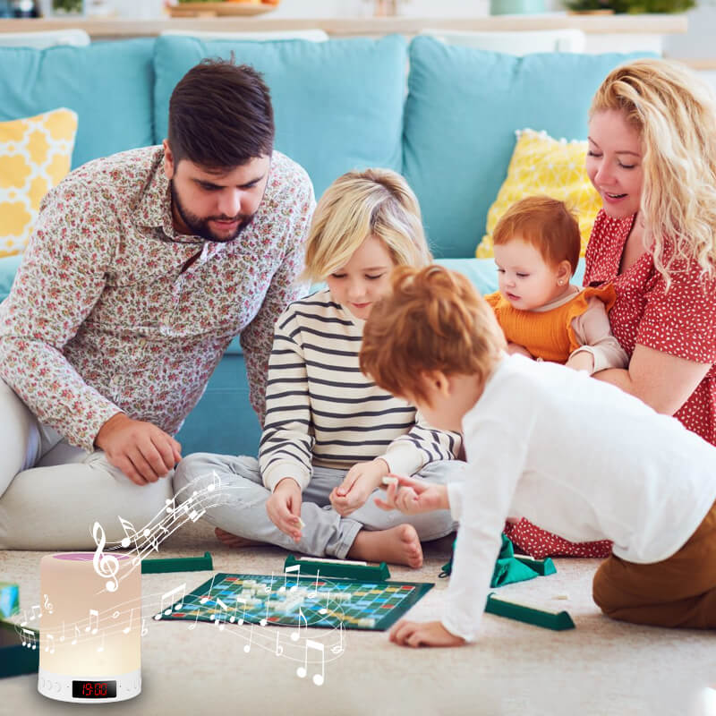 Frendorf | Bluetooth-Lautsprecher & Bunte Beleuchtung Tischlampe