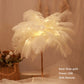 Kreative Baum feder tischlampe