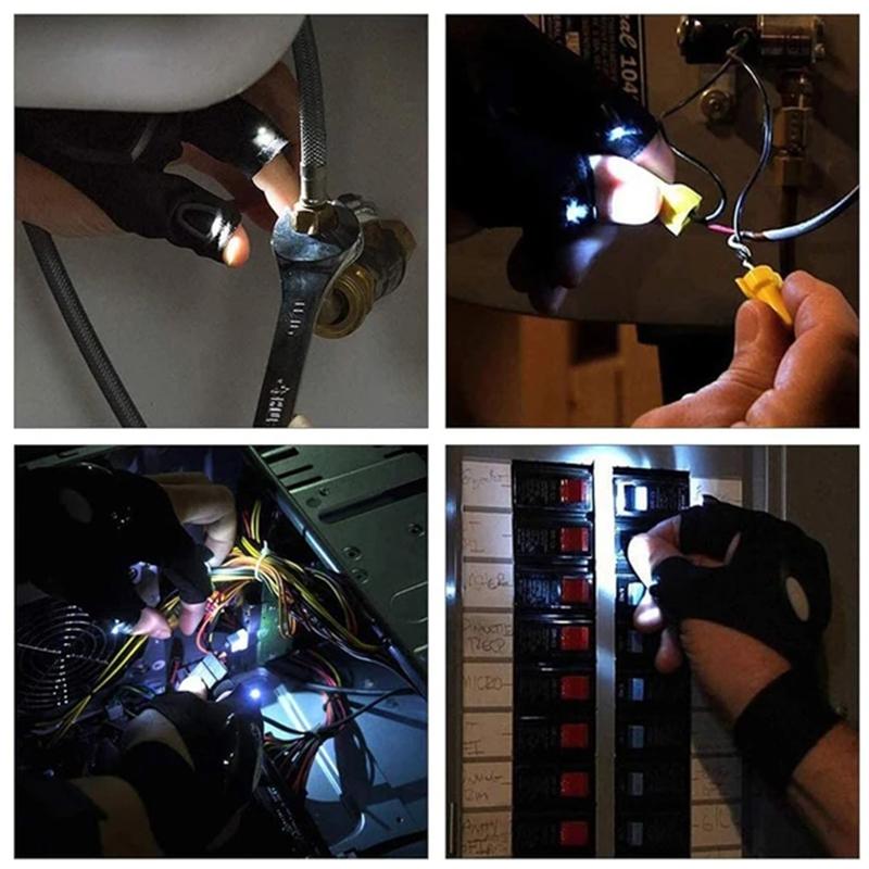 Frendorf | LED-Handschuhe mit wasserdichter Beleuchtung