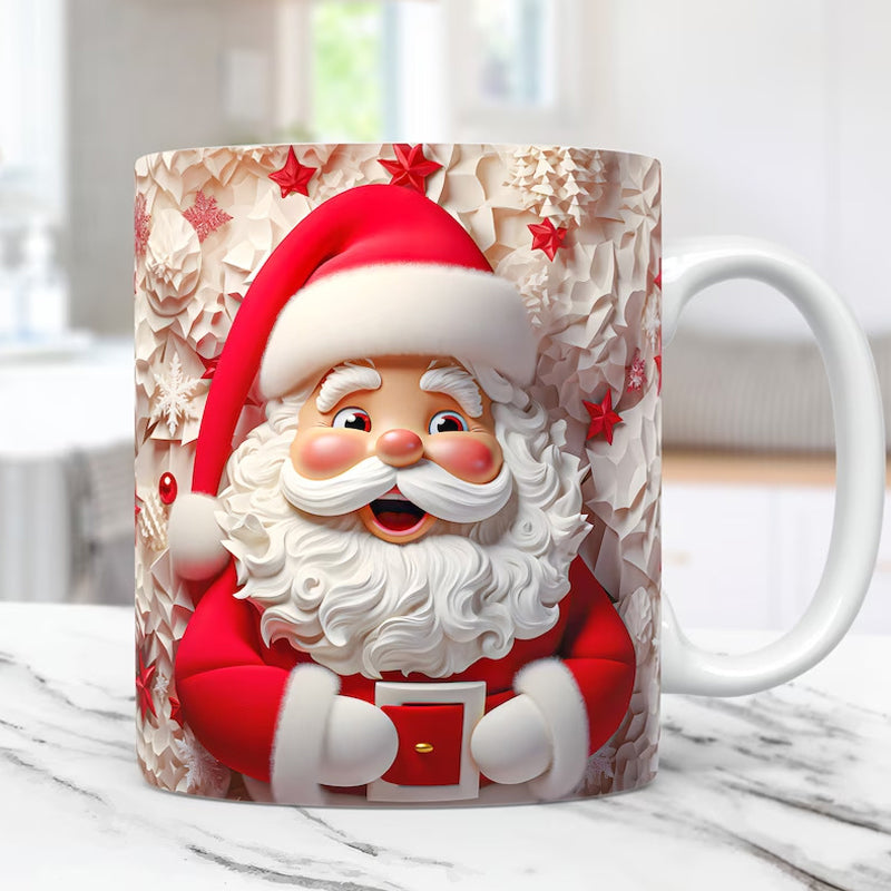 Frendorf | 3D Weihnachten Aufgeblasene Tasse Wrap