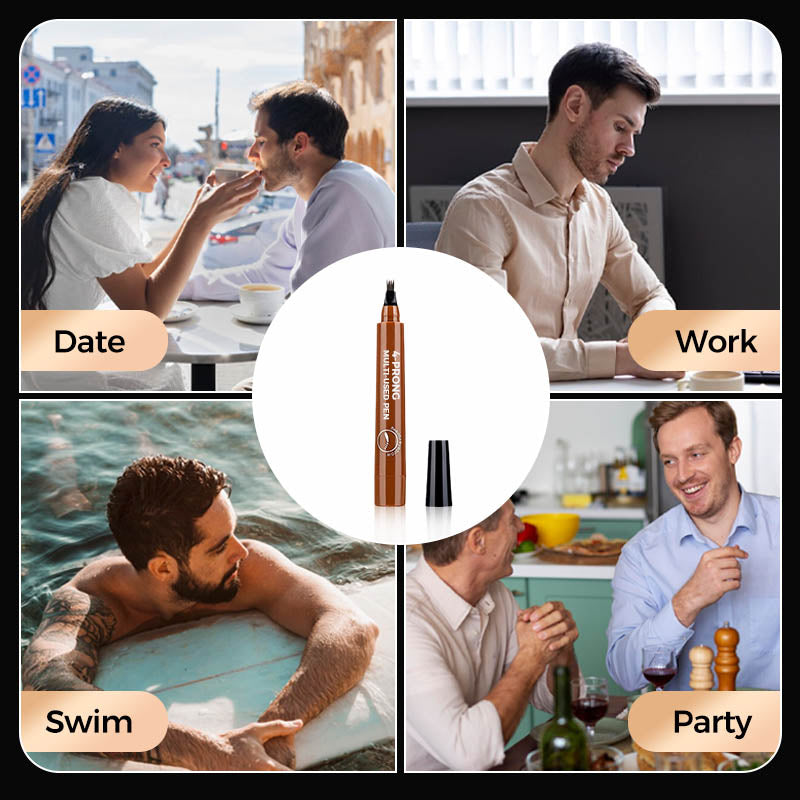 Frendorf | BeardPen Pro – 4-Spitzen Bart-Korrekturstift | 1+2 GRATIS