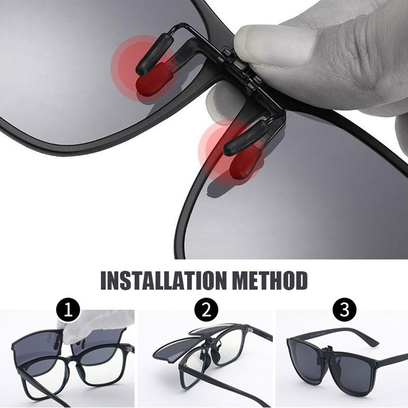 Frendorf | Neue polarisierte Clip-on-Klappsonnenbrille