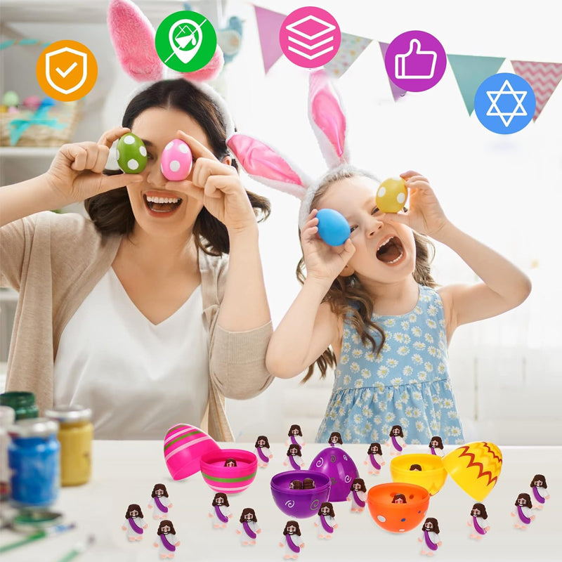 Frendorf | 24 Stück Mini-Jesus-Figuren für Osterdekorationen