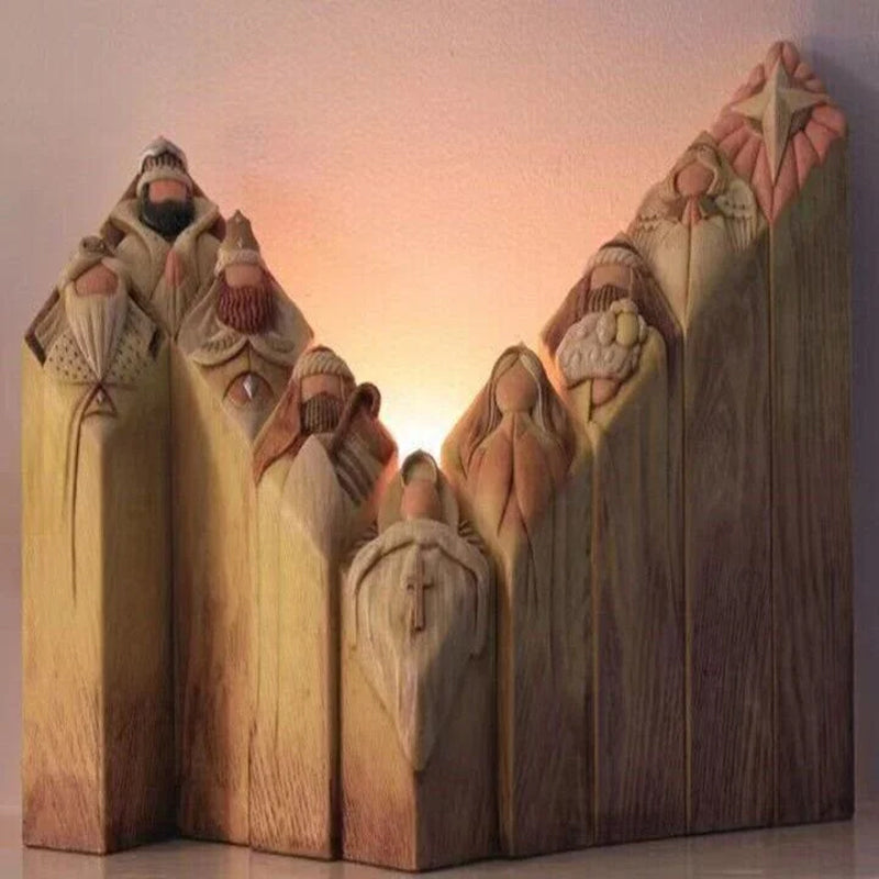 Frendorf | Himmel Krippen Baum Säulen Statuen