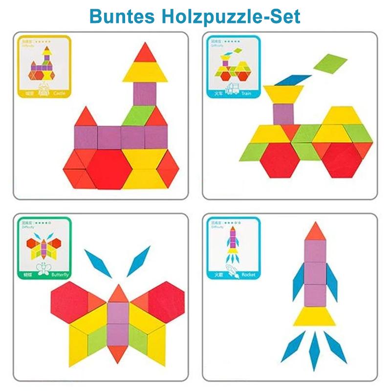 Frendorf | 155 Stück Holzpuzzle-Set