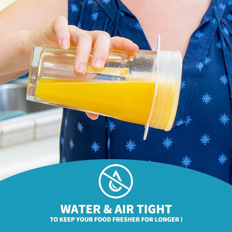 Frendorf | Dehnbare Lebensmittelsilikonabdeckung, 6 Stück