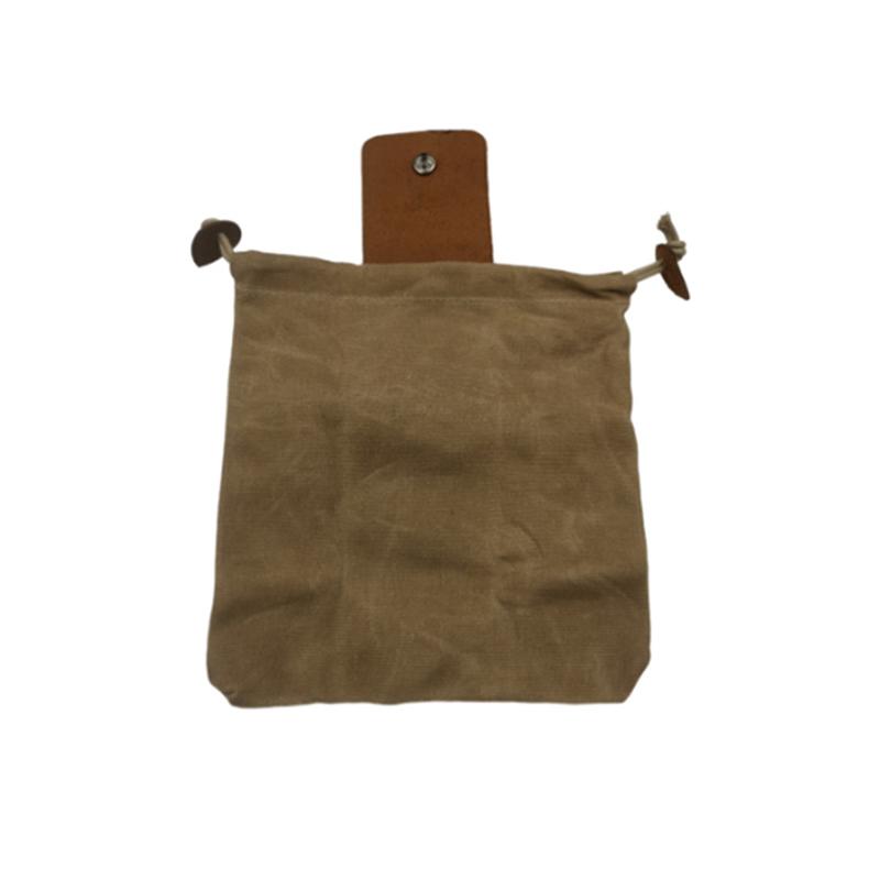 Frendorf | Dimoohome™ Leder- und Canvas-Buschcraft-Tasche