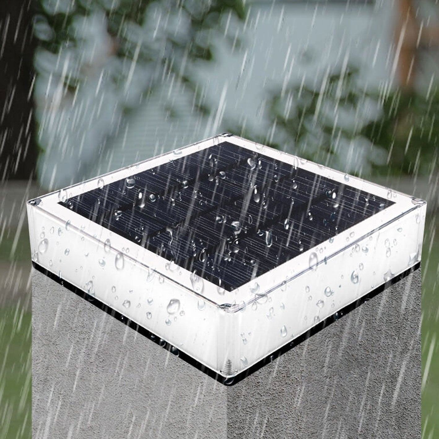 Frendorf | SolarAura RGB Solarleuchte für Außenbereiche | Moderne Gartenbeleuchtung | RGB & Warmweiß | Umweltschonend
