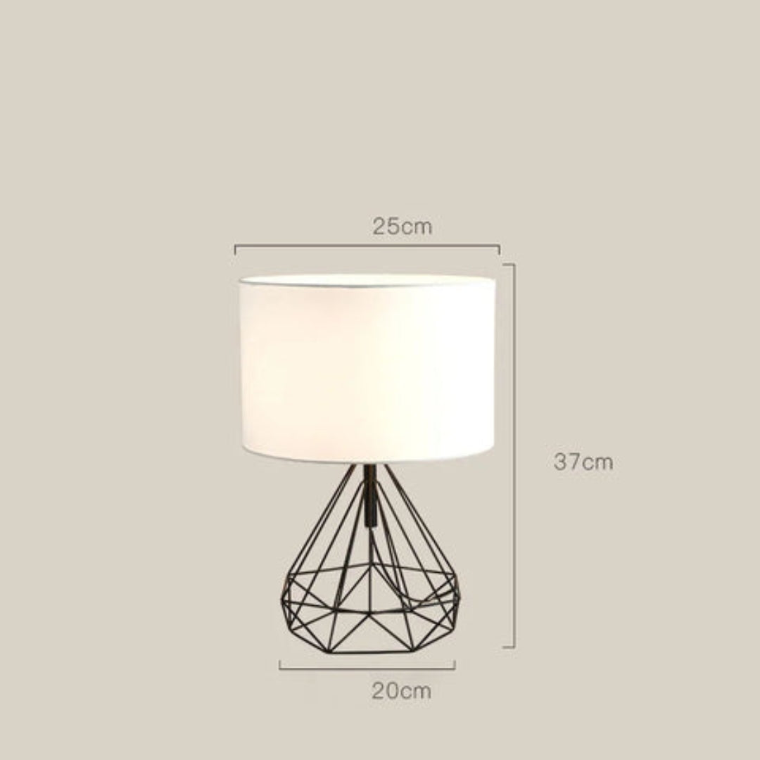 Frendorf | Moderne geometrische Draht Tischlampe